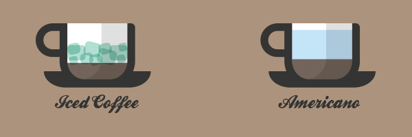 Ingredients Needed to Make Americano & Iced Coffee