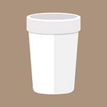 Styrofoam Foam Coffee Cup